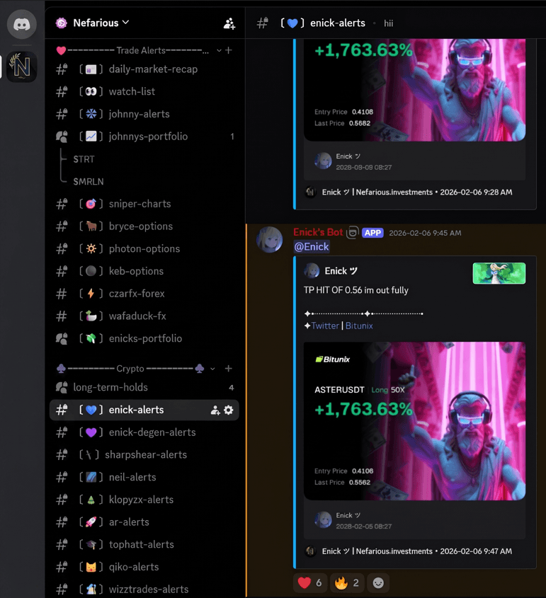 Nefarious Discord server screenshot