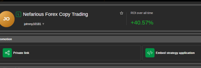 Nefarious Forex Copy Trading screenshot