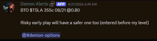 Demon โ Entry alert